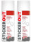 MagazziniGM STICKEROUT, Spray Rimuovi Adesivi e Colla, Efficace su Etichette Adesive, Formula a Base di Solventi, Versatile su Diverse Superfici, 200 ml (2)