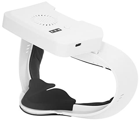 Shanrya VR Cooling Fan, 3 Speed Detachable Heat Dissipation Cooling Fan Facial Cover Dust Proof for Daily Use