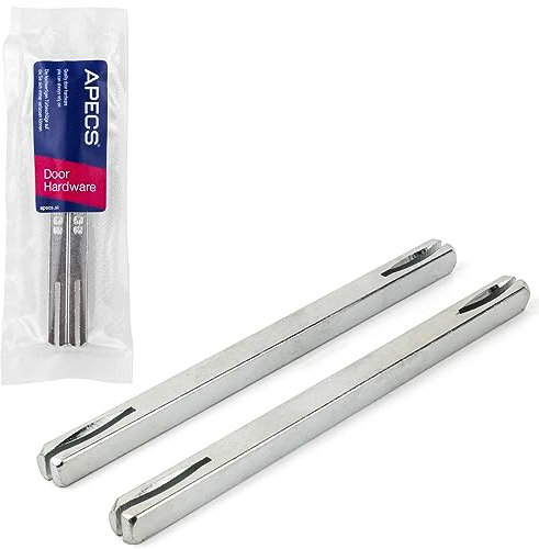 APECS Perni quadrati 8 x 130 mm, zincati, quadrati, per manopole, set da 2