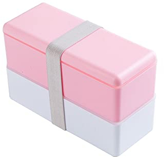 YIHANSS Scatole Lunc Scatola da pranzo portatile a doppio strato di grande capacità Scatola da pranzo Bento Box per alimenti