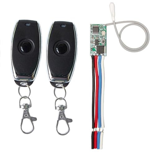 QIACHIP 433Mhz Mini relè senza fili RF telecomando interruttore Modulo DC 3.6V 5V 9V 12V 24V LED lampada controller Micro Radio ricevitore e trasmettitore Kit