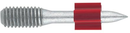 INDEX A PERFECT FIXING - FPCRM80812 FP-CR 08 M8] Clavos roscados con arandela para pistola de polvora, superficies de hormigón y acero, M8, Acero zincado, Medida: 3,8 x 12 mm, Caja de 100 unidades