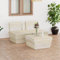 LIANGDONFC Balkon Tisch und stühle、gartenmöbel Set günstig3-tlg. Garten-Paletten-Lounge-Set Imprägniertes FichtenholzIdeal für Terrassen, Gärten