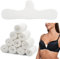 Zoruam Confezione da 10 Coppette Assorbilatte Antisudore, Riutilizzabili in Cotone per Reggiseno, Traspiranti per Sport E Allattamento, Coppette Assorbilatte da Donna per La Sudorazione