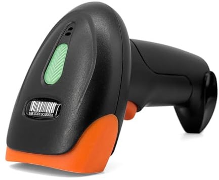 Handheld Barcode Scanner 1D 2D QR Code Book Scanner für PC Handbuch Continuous Scanning USB Kabelbalkenleser Handscanner (USB Connect)