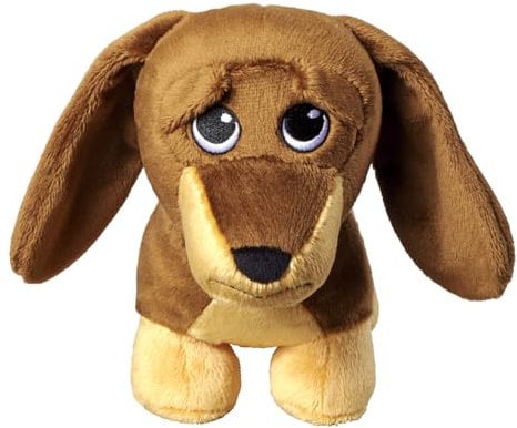 Bauer Spielwaren - Trauriger Dackel - Hund: Kuscheltier mit traurigem Blick, aus softem Plüsch, 27 cm, braun (12051)