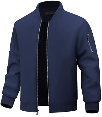 Autsel Blouson Homme Mi Saison Veste Décontracté Vestes Bomber Manteaux