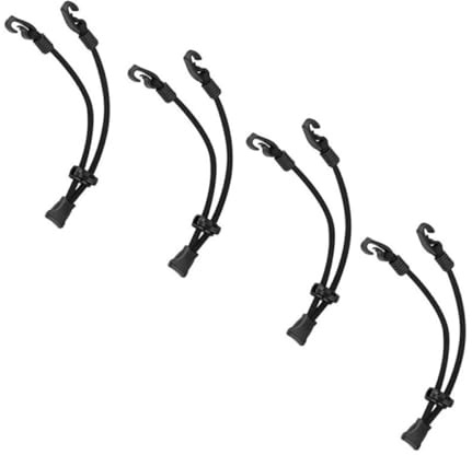 GALPADA Lot de 4 Cordons D'extension Noirs pour Masque, Protège-oreilles Réglables Anti-, Sangle Élastique Pratique pour Usage Quotidien et Port Prolongé, Accessoires Santé pour Masque