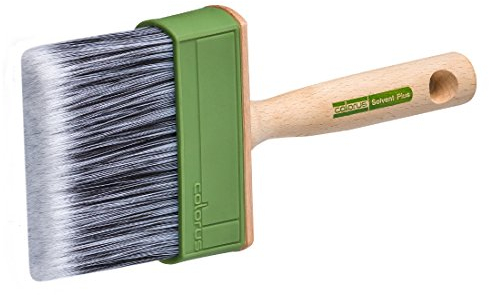 Colorus High Premium Flächenstreicher 3 x 10 cm | Lack-Malerpinsel Solvent für Wandfarben und wasserbasierte Anstrichmedien | Flächenstreicher-Pinsel für großflächige Beschichtungen