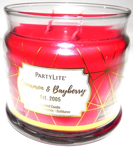 Drei-Docht-Duftwachsglas von PartyLite Zimt Lorbeer (siehe Produktbeschreibung unten)