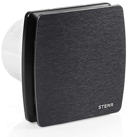 STERR - Black Aluminium Quiet Bathroom Fan with a Timer – LFS100-QBT