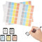 JJC 120Pcs Label Stickers Removable Multipurpose Self Adhesive Sticky Labels Cards Mark Paper Sticker for SD XQD CFexpress Type-B Memory Cards Office Folders Kitchen Food Storage Bins Jars Boxes