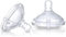 Silicone Baby Bottle with Milk Powder Dispenser and Cap, 150 ml, 0+ Months, Wide-Neck, Slow Flow Breast-Like Teat for a Natural Latch, Anti-Colic Valve, Self-Sterilizing, Anti-Colic Baby Bottle