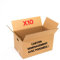 Carton Déménagement Avec Poignées | Kit 10 Cartons Taille L - 55x35x30 cm | Renforcé (jusqu'à 25 kgs) | Double Cannelure | 1 adhésif offert