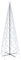 vidaXL Albero di Natale a Cono Bianco Freddo 1400 LED 160x500 cm