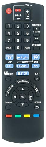 N2QAYB000871 New Replacement Remote Control fit for Panasonic Blu-ray DVD Player DMPBD79 DMPBD79GN DMP-BD79 DMP-BD79GN