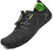 SAGUARO Sommer Unisex Badeschuhe Herren Schnell Trocknend Fitnessschuhe Damen Barfussschuhe Dicke Sohle Schwarz Gr.41