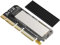 YABOANG Adaptador NVME PCIE a SSD M.2 Con Disipador de Calor - Compatible Con M-Key SSD M.2 NVME o AHCI - Soporta Ranura PCI-E x4 x8 x16