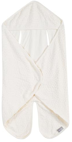 roba Baby Einschlagdecke Seashells Oyster - Bio-Baumwolle GOTS und Oeko Tex Standard 100 Zertifiziert - Babydecke für Autositz, Babyschale oder Kinderwagen - Weiß