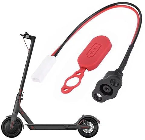 Yungeln DC-Hohlstecker Scooter Ladeanschluss mit Staubschutz kompatibel für Xiaomi 1S M365 Pro Pro2 Elektroscooter