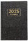 SIRLOMU 1 Stk. 2025 Wochenkalender, vertikal, 12 Monate, Schulkalender und Life Organizer (schwarz)