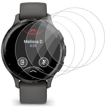 GiiKa für Panzerglas für Garmin Venu 3S [4 PCS], Flexible TPU Klar Folie für Venu 3s Schutzfolie, Selbstheilung, Volle Abdeckung, Weich Displayschutz für Garmin Venu3s, Anti-Öl, Anti-Kratz