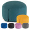 Amago home Yogakissen Meditationskissen Augenkissen Sitzkissen rund ø31xH20cm Bezug waschbar Farbe türkis - Jungle