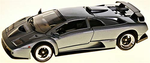 Motormax MODELLINO in Scala Compatibile con Lamborghini Diablo GT 1999 SILVERBLUE 1:18 MTM73168SL