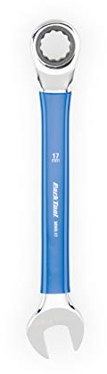 Park Tool Ratcheting Metric Wrench: 17mm Tool,Blue