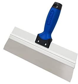 REFINA Skimming Spatula for Plasters, Renders, & Compounds - 16 (300mm) Plastering Spatula w/ 0.5mm Stainless Steel Skimming Blade & Ergonomic ‘T’ Handle - Levelling & Plastering Tools
