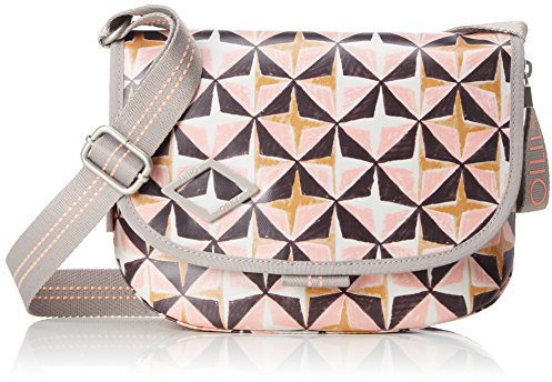 Oilily Damen Lori Geometrical Shoulderbag Shf Schultertasche Pink (Rose)