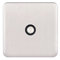 Schneider Electric Lisse GGBL7010BSS - Toma de antena de TV/FM, sin tornillos, 240 V, acero inoxidable con inserto negro