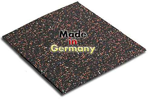 Qualitativ hochwertige Antivibrationsmatte, Antirutschmatte | 50 x 50 x 1 cm | Made in Germany |