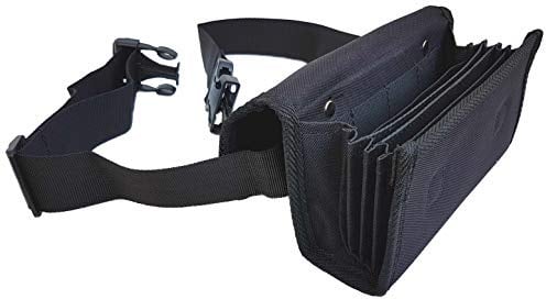 CLAIRE-FONCET Kellnertasche - Kellnerbörse - Hüfttasche in Canvas Gewebe, Ohne Euro Munzen Geldwechsler, Magnetverschluss, ideal für Kellner, Kellnerin, Bar, Kneipen, Gaststätte, Märkte