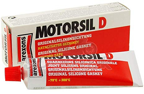 Joint silicone Motorsil D rouge 60 g -70 à +300 degrés Celsius