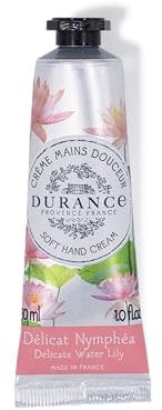 Durance Soft Hand Cream For Women (30ml) With Delicate Water Lily Scent Enriched With Sweet Almond Oil | Women’s Moisturising Cream For All Skin Types