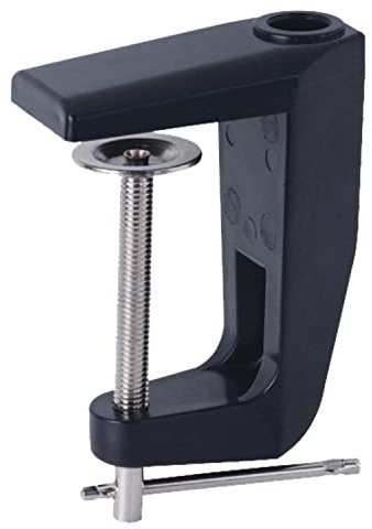 Lumeno 617X Wandhalter, Tischhalterung oder Tischklemme für Lupenleuchten Schwarz Tischklemme