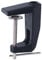 Lumeno 617X Support mural, support de table ou pince de table pour lampe loupe, pince de table noire