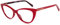 Moschino Love Unisex Mol539 Sunglasses, 0PA/15 RED Pattern, 52