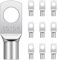 Hanibos - Terminales de cable tubular M6 (10 mm², 10 mm², sin aislamiento, cobre, terminales de cable para cables de batería, cajas de distribución de automóviles)