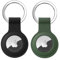 Singgreat Hülle für Apple AirTag Schlüsselanhänger, 2er Pack AirTag Anhänger Silikon Schutzhülle, Kratzfest & stoßfest