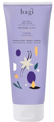 Hagi Plum Picking Natürlicher Körperbalsam, Straffend und nährend, Angereichert mit Davidson-Pflaumenöl & -Extrakt, Verführerischer Duft, Geeignet für alle Hauttypen, 200ml