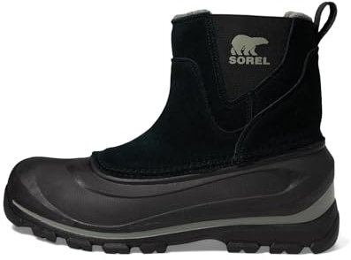 Sorel Buxton Pull On Boot WP, Stivali da Neve Impermeabili, Uomo, Black/Quarry 2024/2025, 40.5 EU