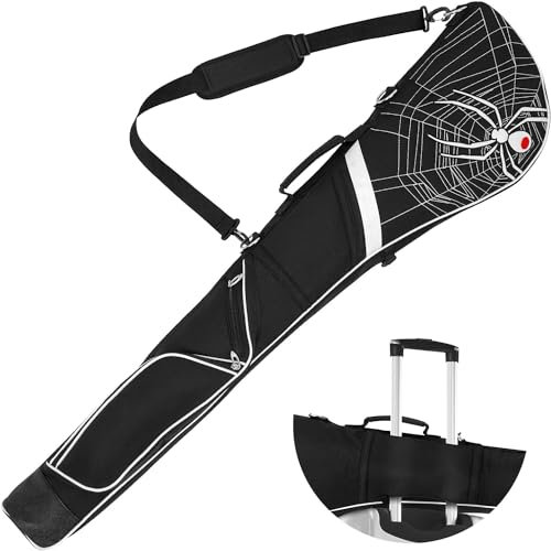 LZFAN Expandable Golf Club Carry Bag, Golf Travel Bag Holds A Full Set of Clubs, Golf Sunday Bag Practice Bag