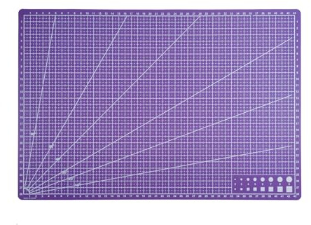 SCIKHEFT Doppelseitiges Schneidebrett, A3, Schneidebrett, Nähpad, Künstler, Schnitzwerkzeuge, handgefertigt, Basteln, DIY-Requisiten (lila)