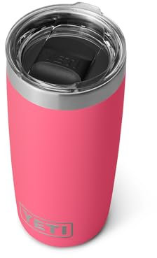 YETI Rambler 10 oz Tumbler, Stainless Steel, Vacuum Insulated with MagSlider Lid, Tropical Pink