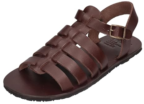 KOEL Damenschuhe Barfuß Sandalen Athena - Chocolate, Größe:38 EU