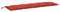 vidaXL Gartenbank-Auflage Melange Rot 180x50x7 cm Stoff