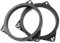 Support de haut-parleur de voiture de 16,5 cm - Triangles - Isolation des vibrations - 16,5 cm - Tapis de montage pour haut-parleur automatique - Pièce de rechange pour le son