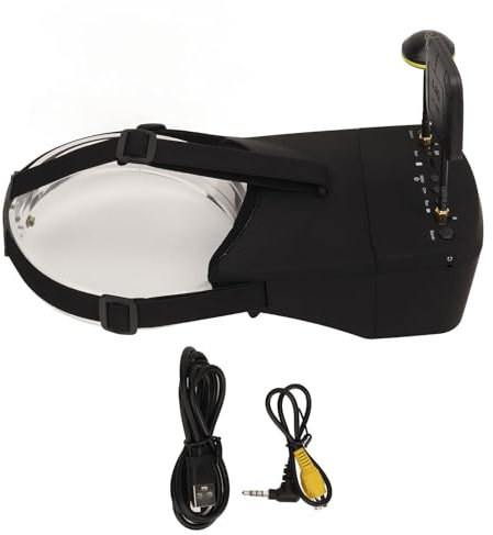 Brille, RC-Car-Brille, Automatische Suche, 5 Zoll, 800 X 480, mit Hülle für Tracking